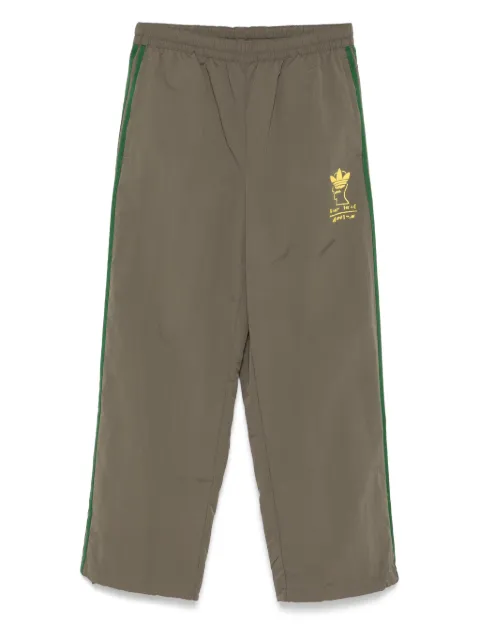 adidas x Brain Dead flocked-logo trousers