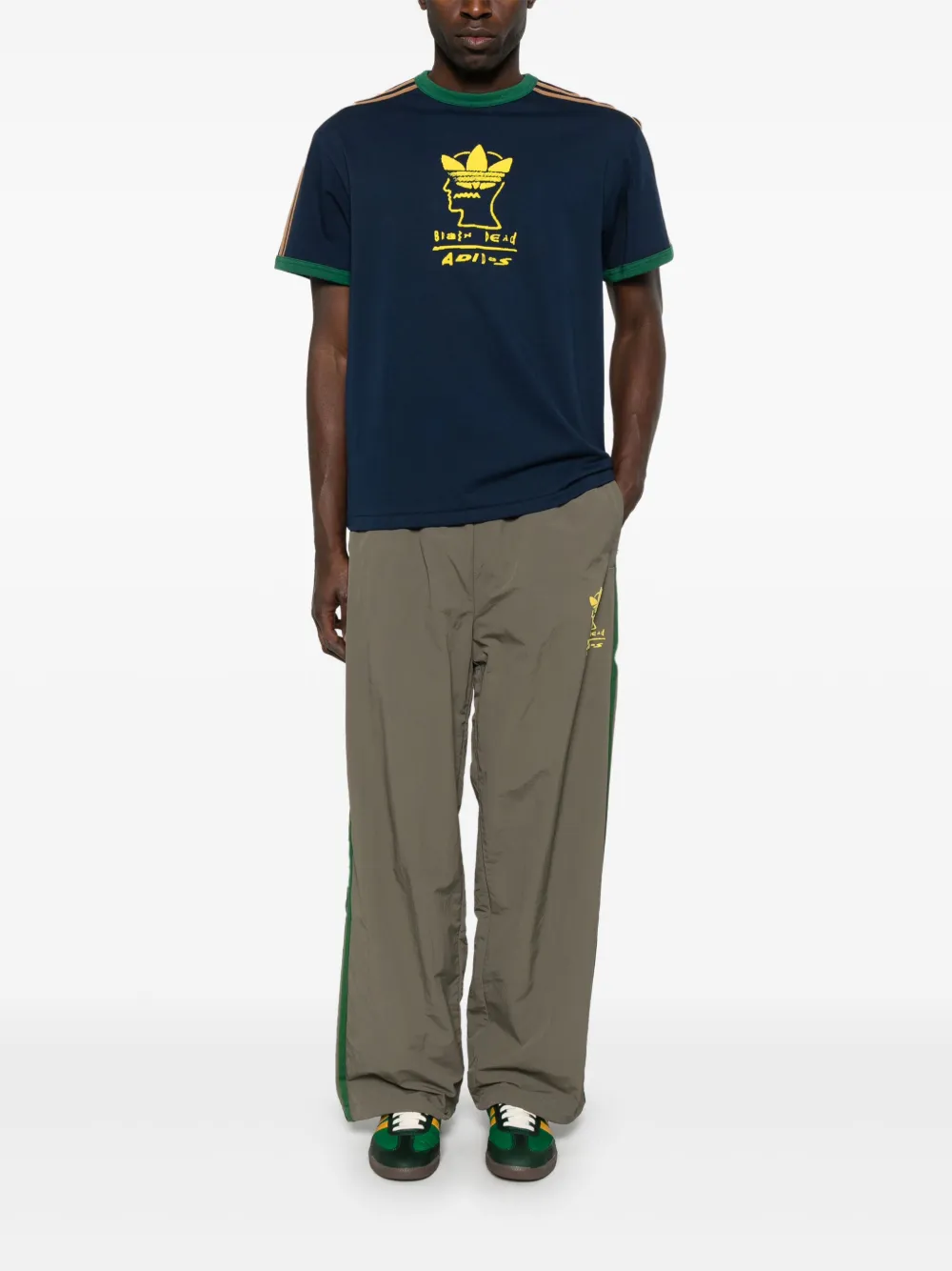 adidas x Brain Dead flocked-logo T-shirt | T-Shirts | Image 2