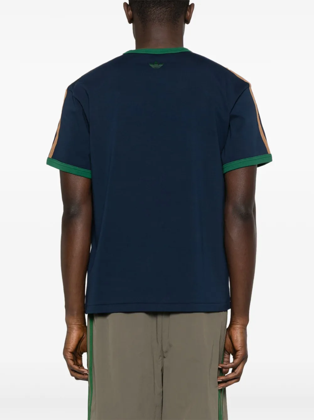 adidas x Brain Dead T-shirt met logo-reliëf Blauw