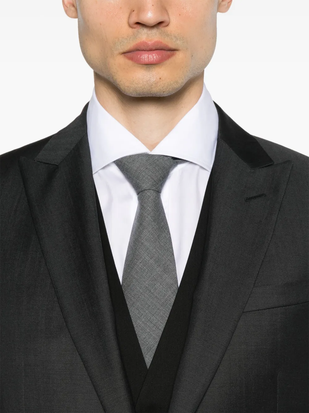 Corneliani Wollen blazer Grijs