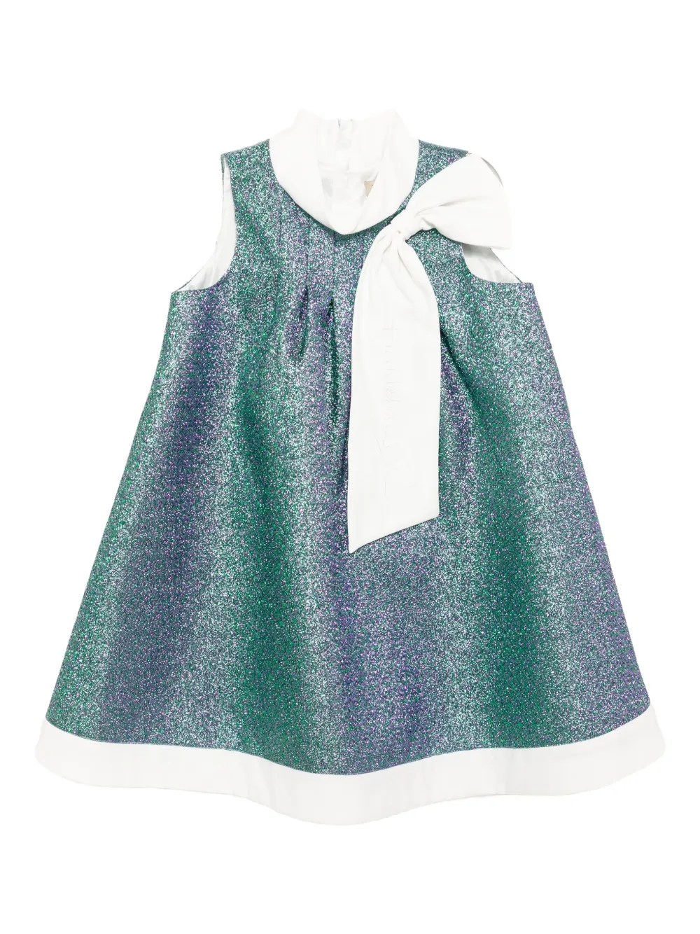 Hucklebones London Sunburst trapeeze jurk Groen