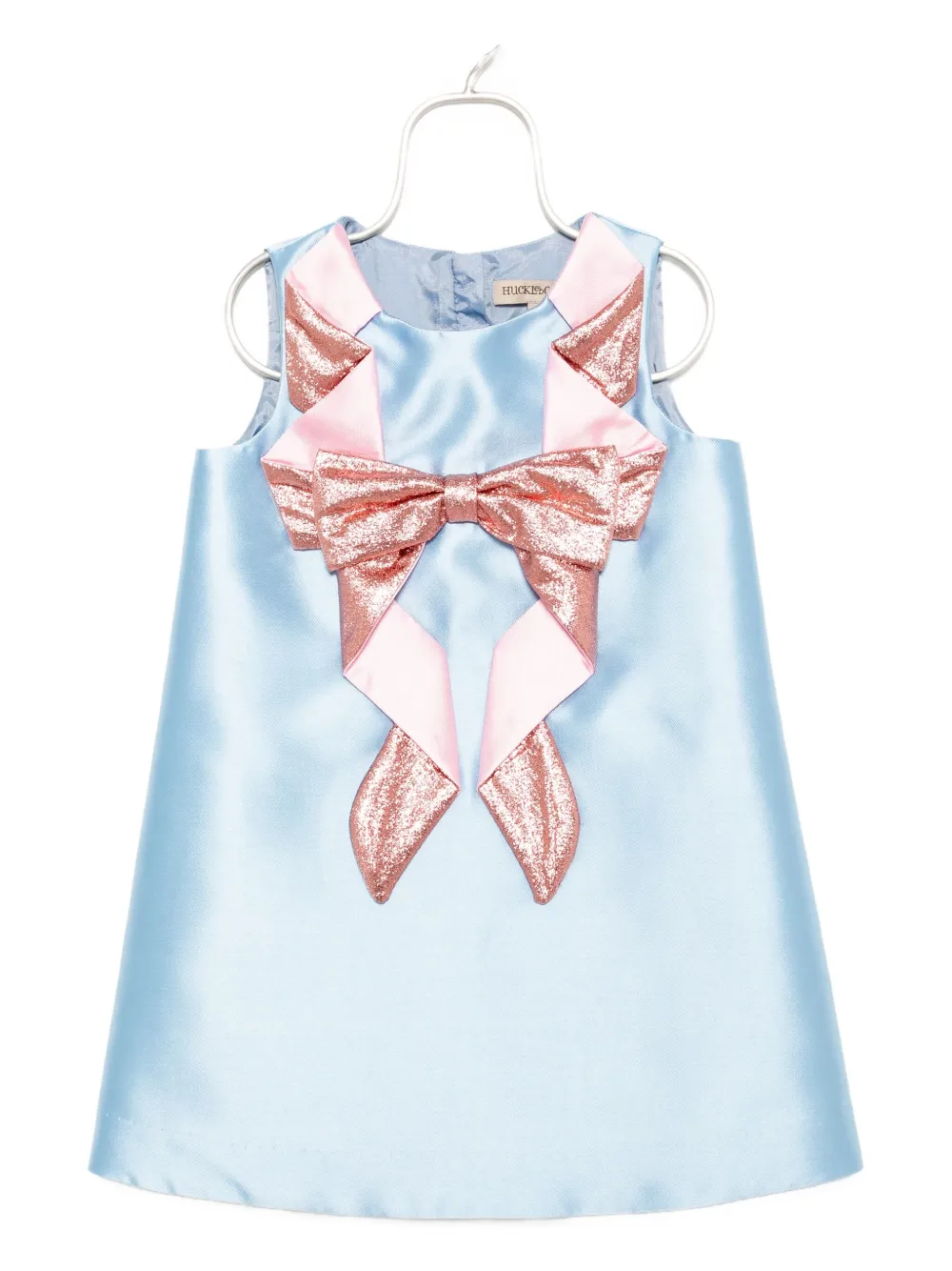 Hucklebones London origami bow shift dress - Blu