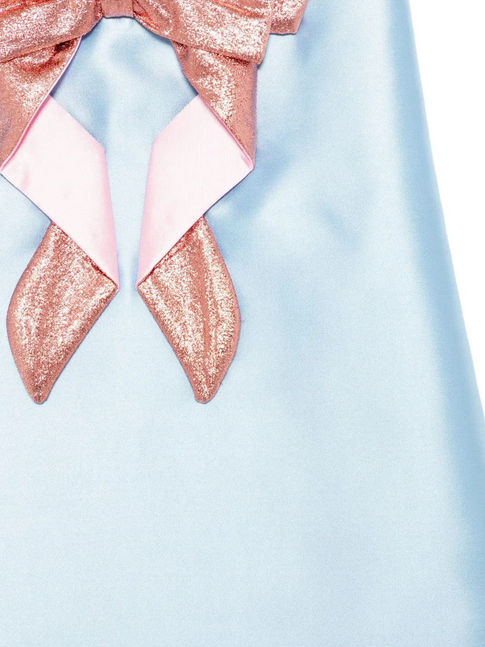 Hucklebones London Origami shiftjurk met strik Blauw