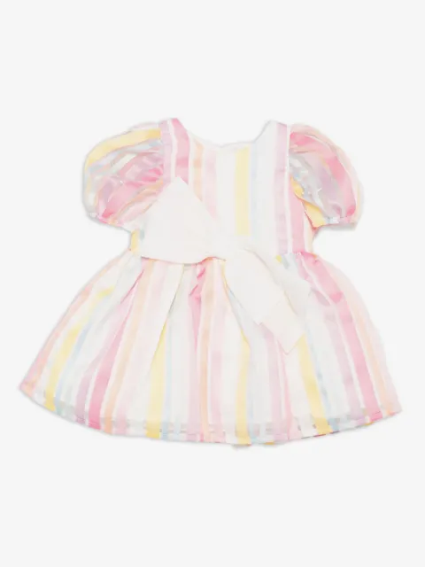 Hucklebones London vestido con bloomers y mangas farol