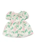 Hucklebones London puff-sleeved bodice dress & bloomers - Neutrals