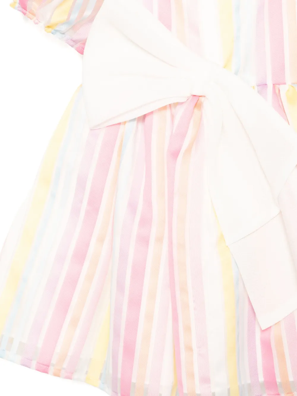 Hucklebones London Jurk met pofmouwen Roze