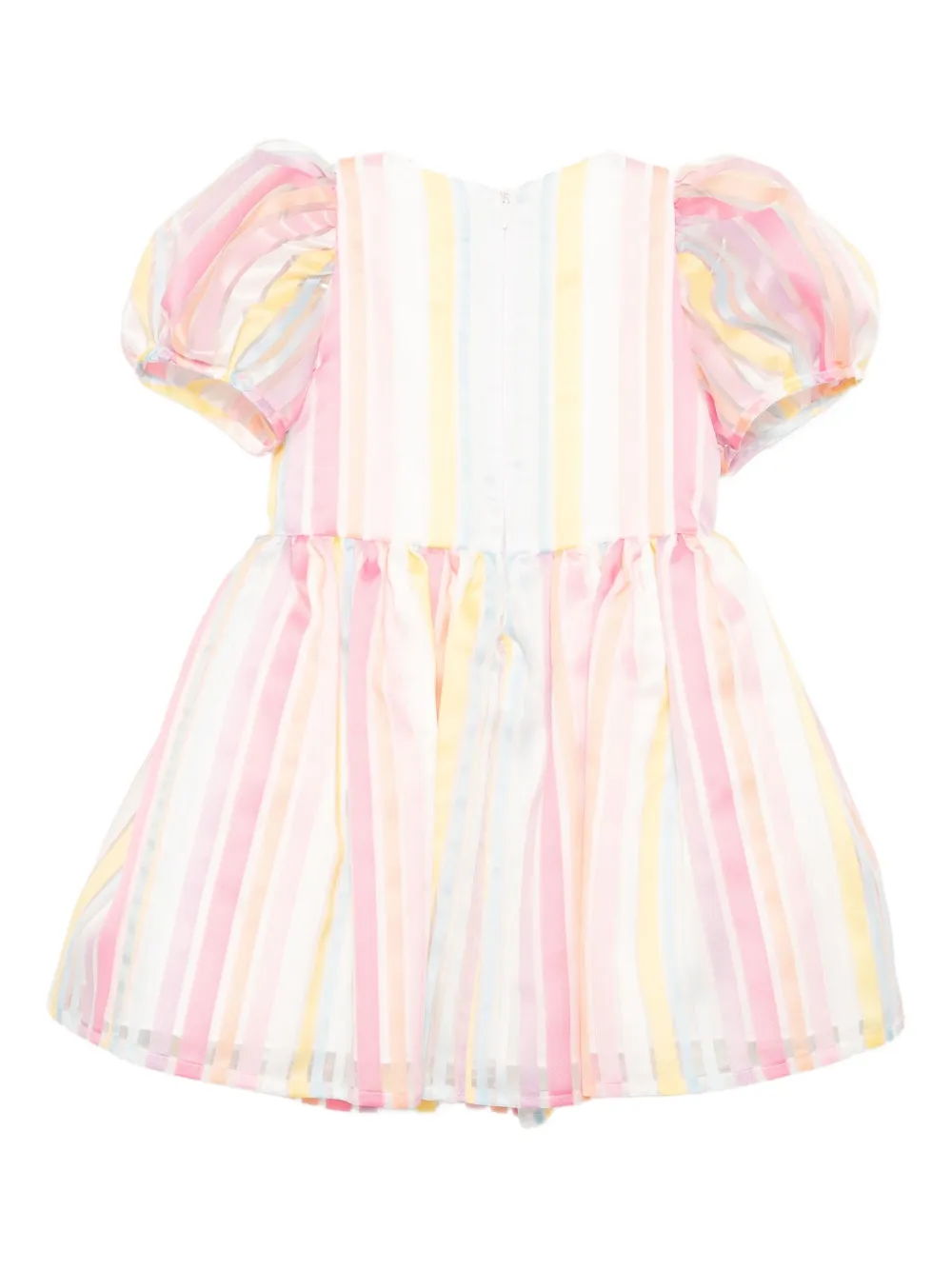 Hucklebones London Jurk met pofmouwen Roze