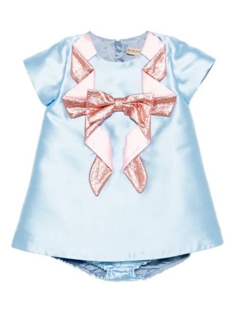 Hucklebones London شورت منفوش وفستان معتدل المقاس بربطة