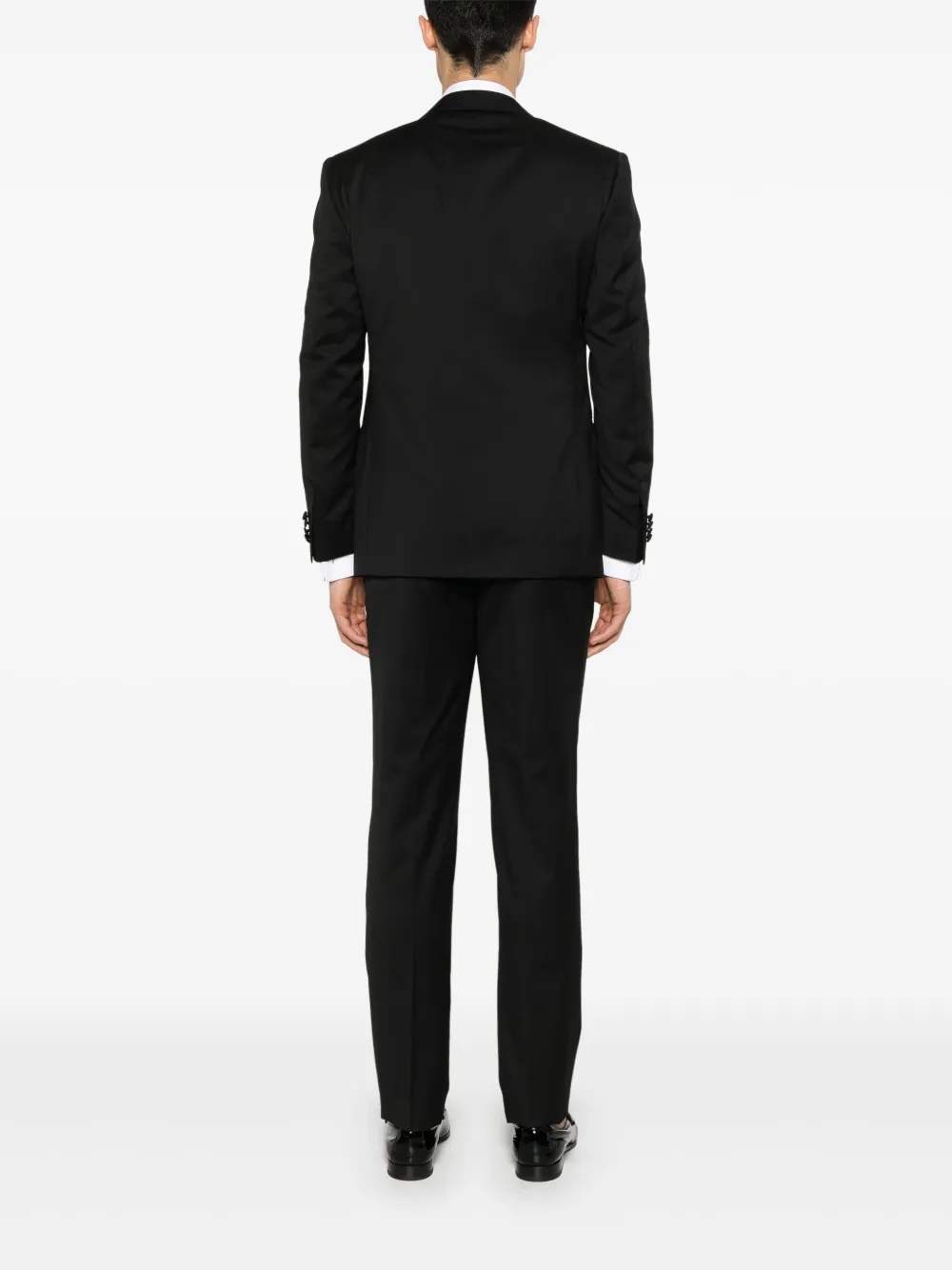 Corneliani Pak met enkele rij knopen Zwart