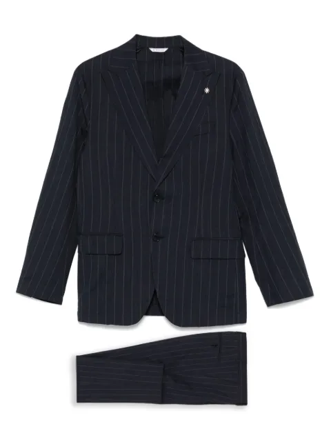 Manuel Ritz striped suit