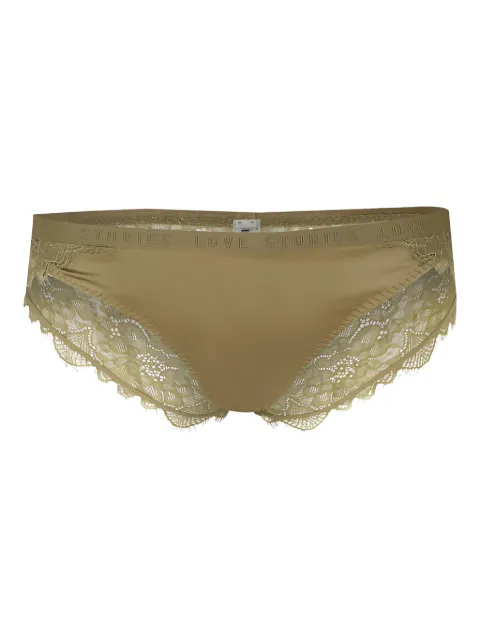 Love Stories lace-trimmed satin briefs