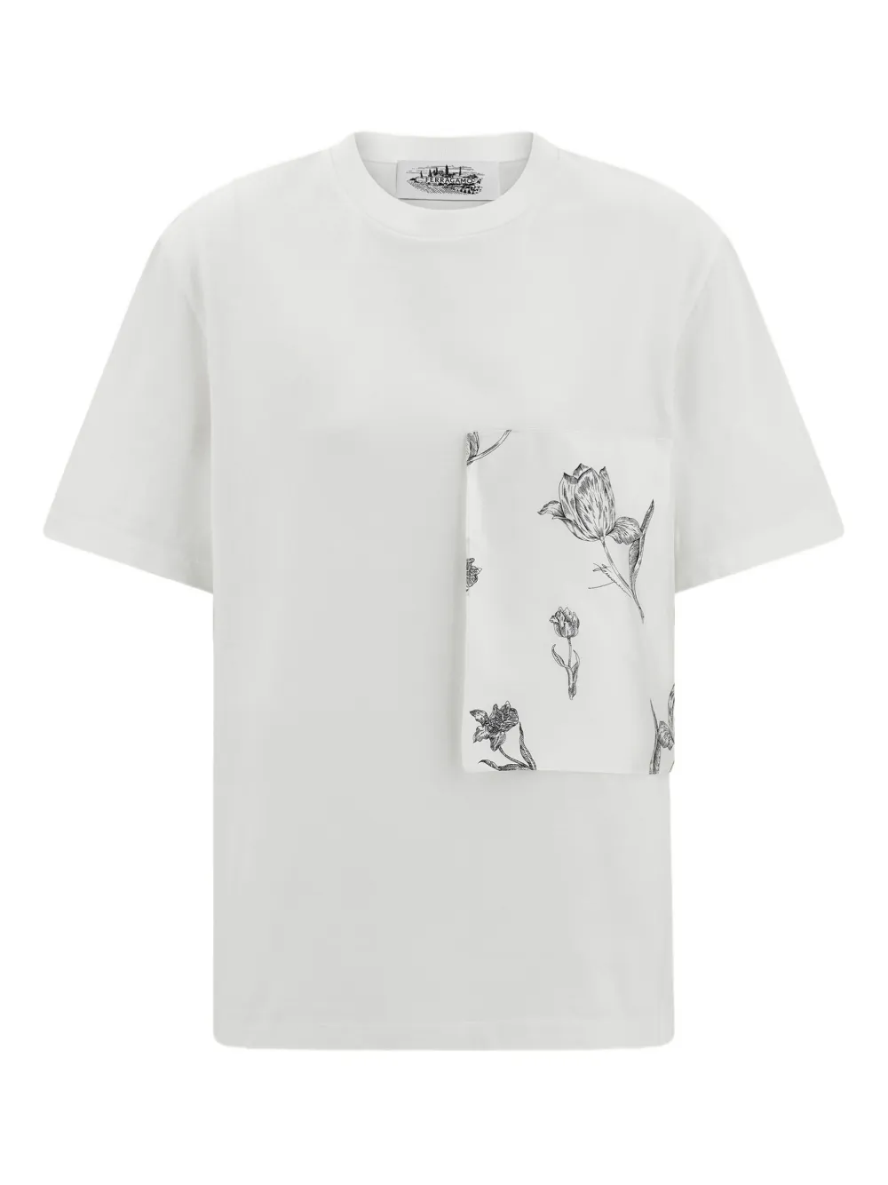 Ferragamo pocket-detail T-shirt | White | Image 1