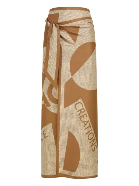 Ferragamo printed wrap scarf