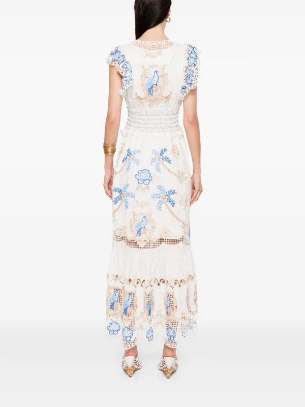 boden embroidered jersey midi dress Boden Women's May Jersey Midi Dress in Blue main image 0