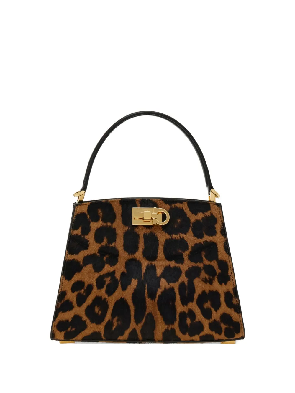 Ferragamo Kleine Studio Box shopper Bruin
