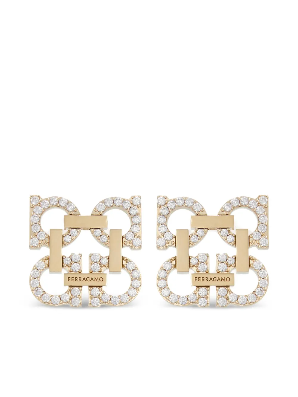 Ferragamo Gancini clip-on earrings | Gold | Image 1