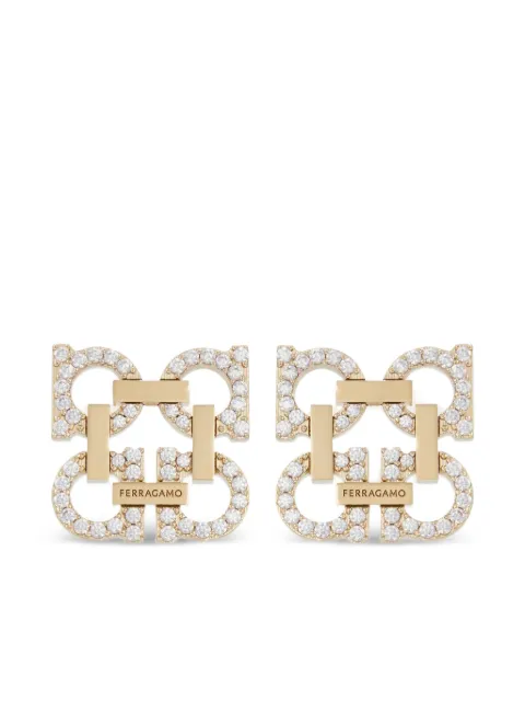 Ferragamo Gancini clip-on earrings