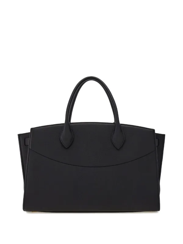【FERRAGAMO】NEW STUDIO SOFT LARGE BAG Ferragamo Large Soft Studio Tote Bag | Black | FARFETCH PL