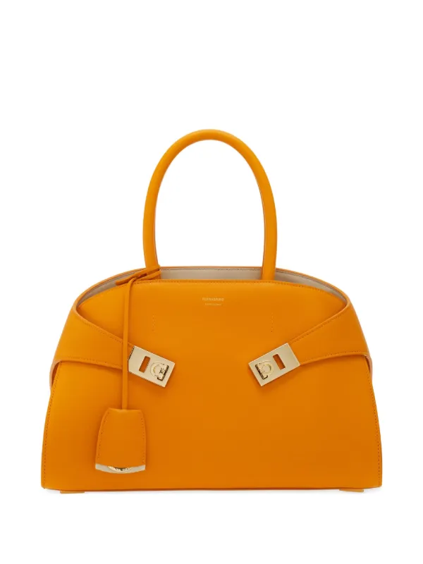 Ferragamo Hug ハンドバッグ M | オレンジ | FARFETCH JP
