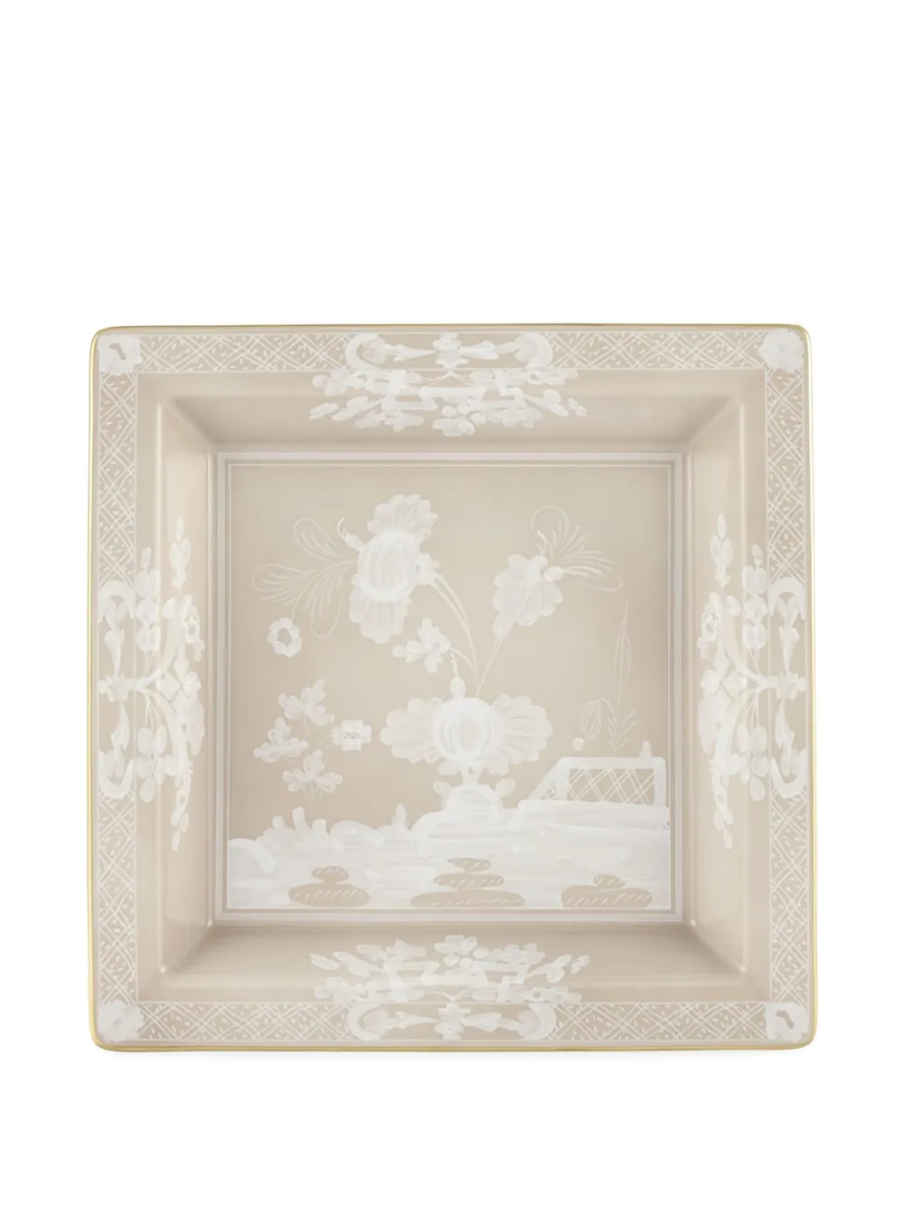 GINORI 1735 Oriente Italiano square plate (24.5cm) | Neutrals | Image 1