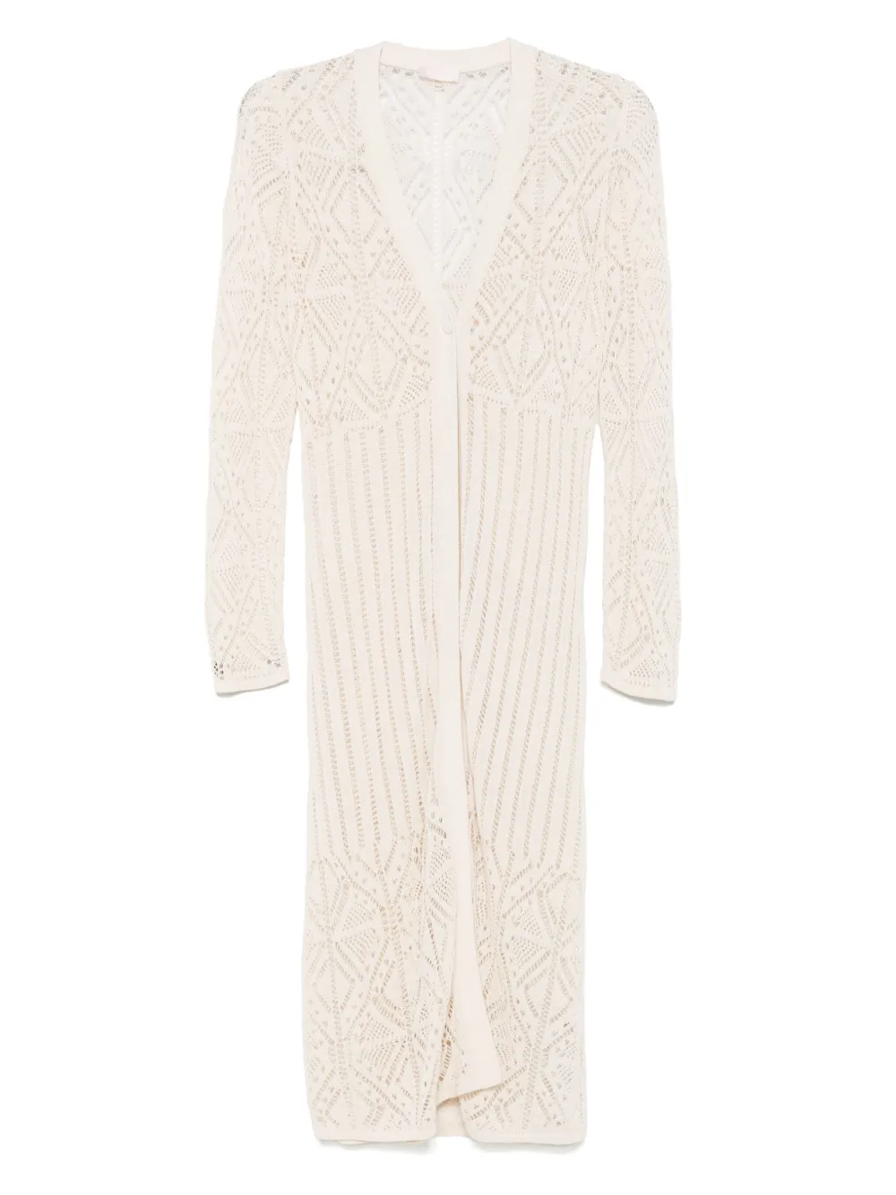 LIU •JO OPENWORK CARDIGAN