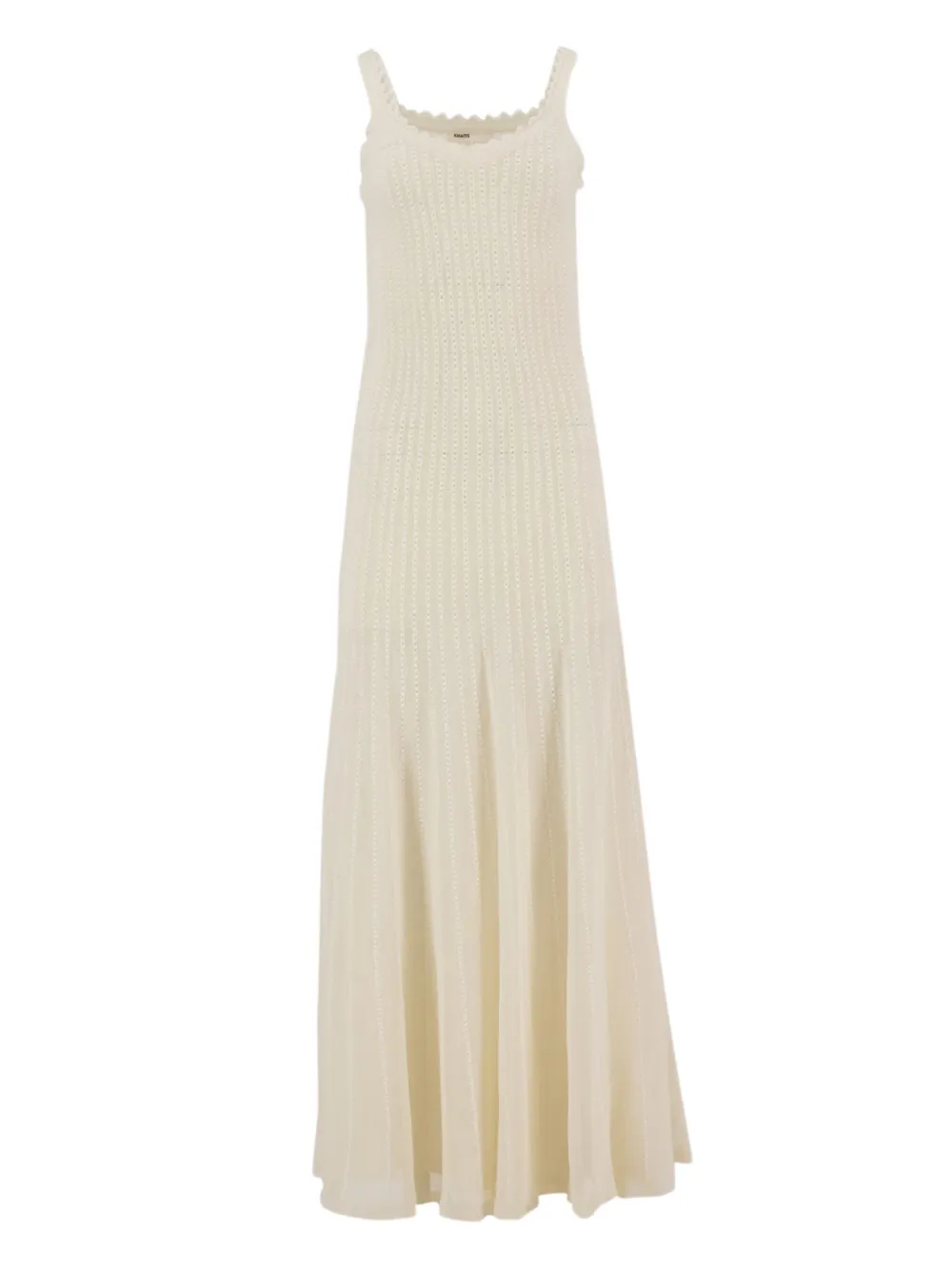 KHAITE Thora maxi-jurk Beige