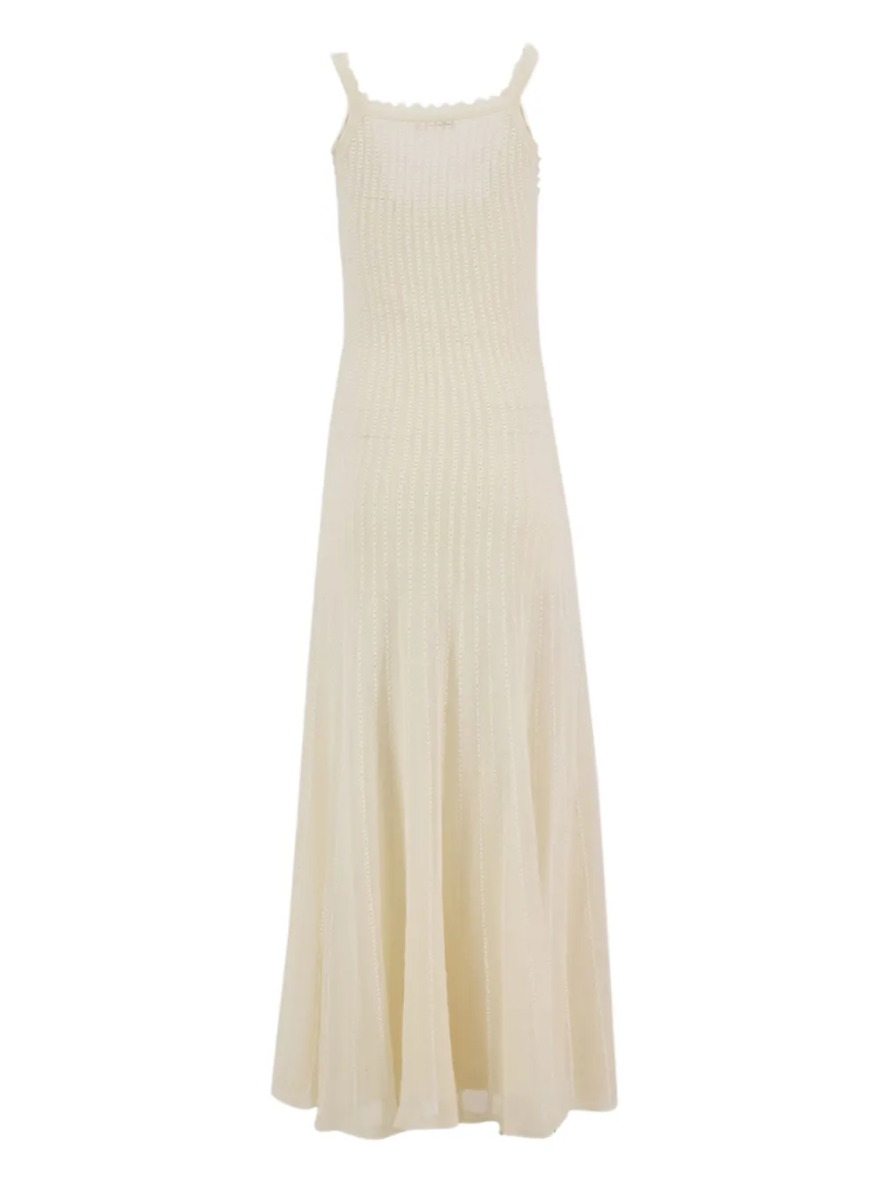 KHAITE Thora maxi-jurk Beige