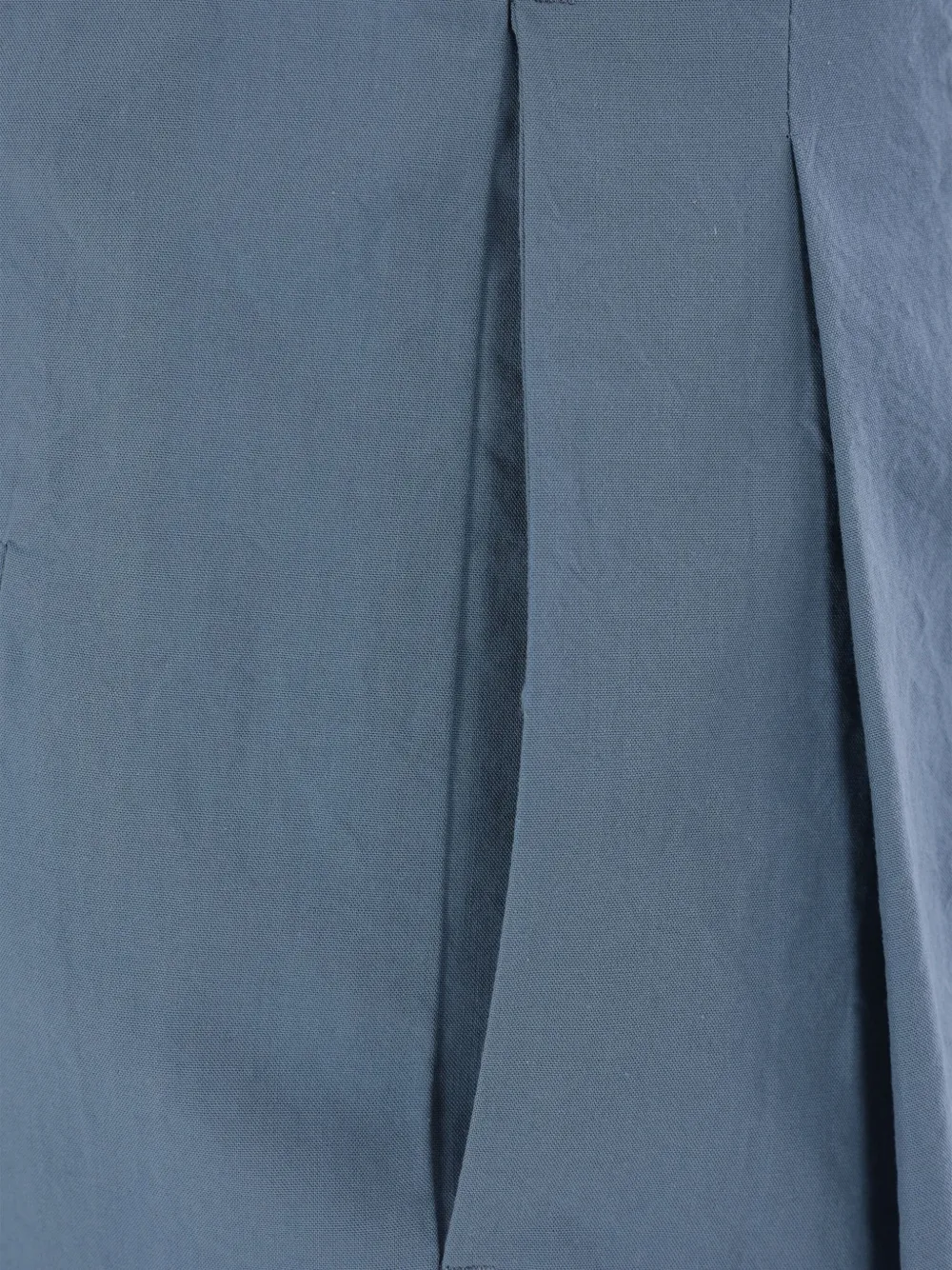 Shop Alberto Biani Cotton Wide-leg Trousers In Blue