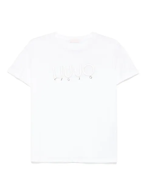 LIU JO logo-embroidered T-shirt
