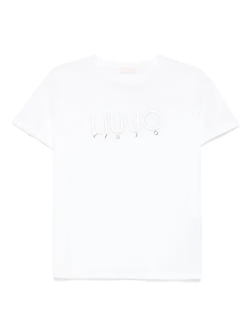 T-shirt à logo brodé - LIU JO - Modalova