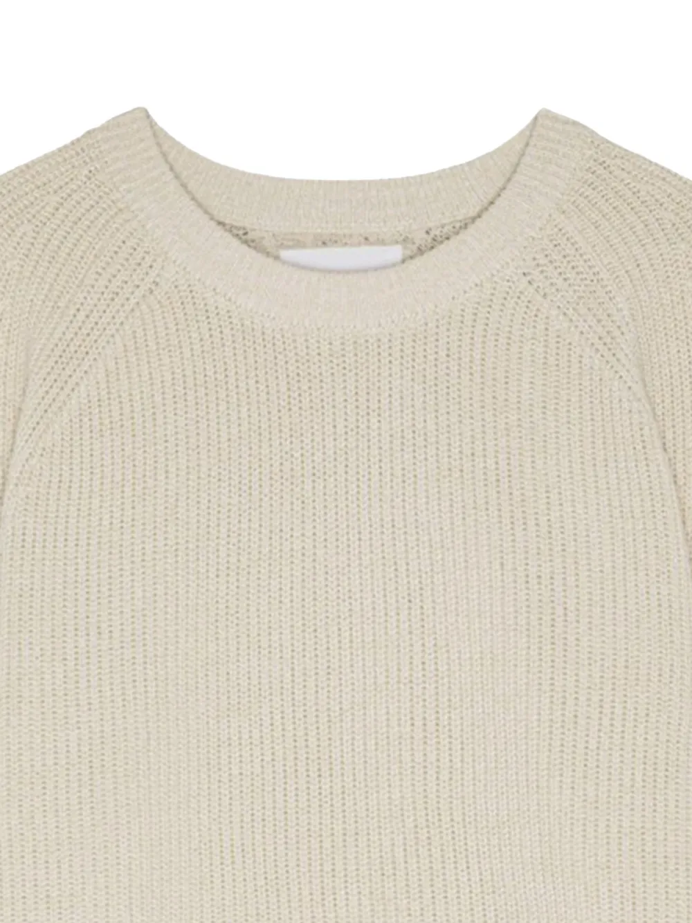 NN07 ribbed crew-neck sweater - Beige