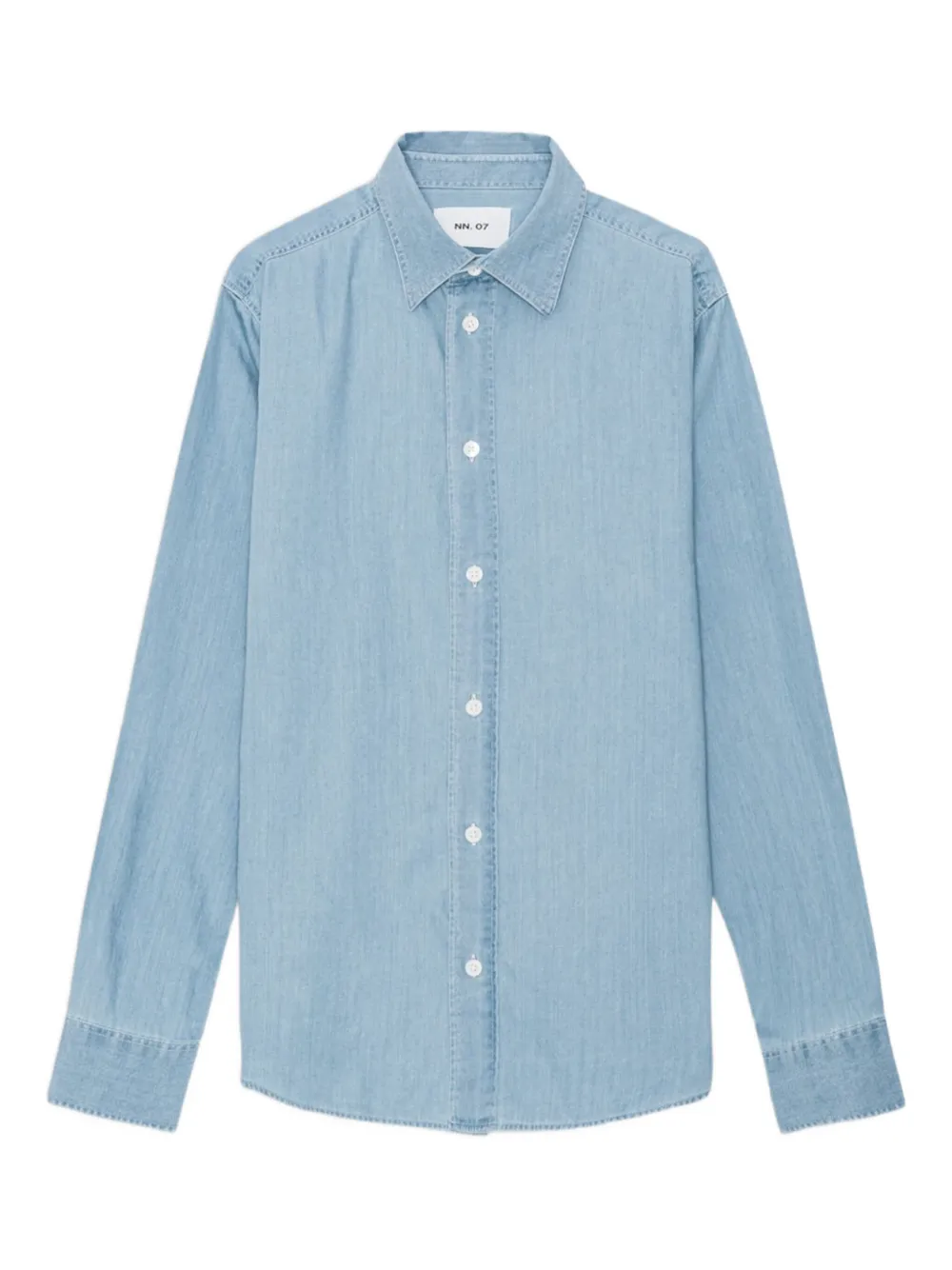 NN07 lightweight denim shirt - Blauw