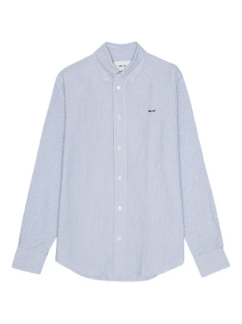 Chemise boutonnée à rayures - NN07 - Modalova