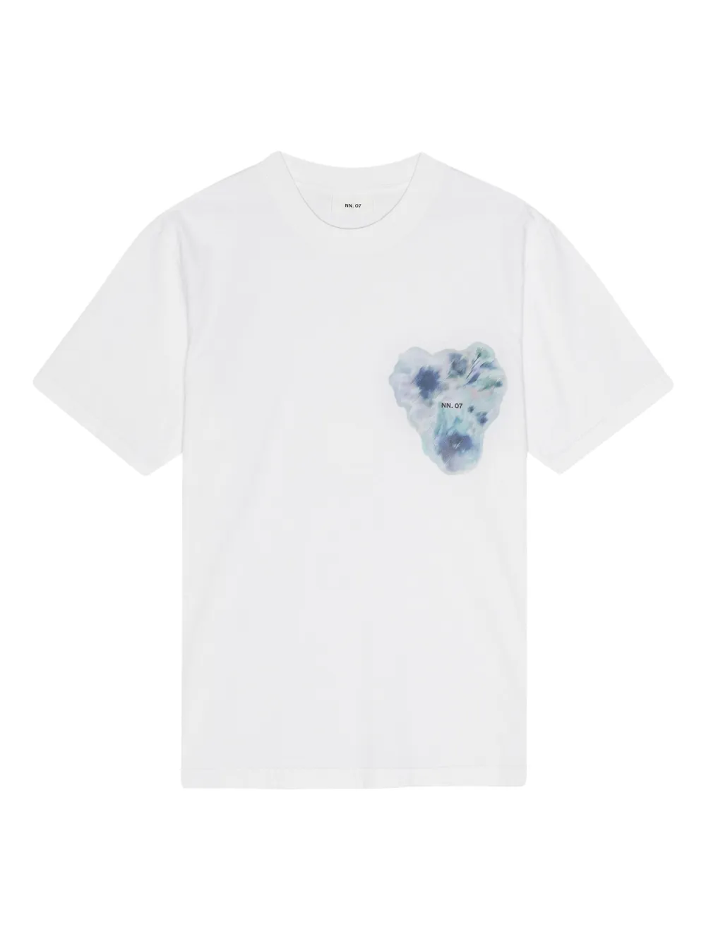 NN07 abstract-print T-shirt | White | Image 1
