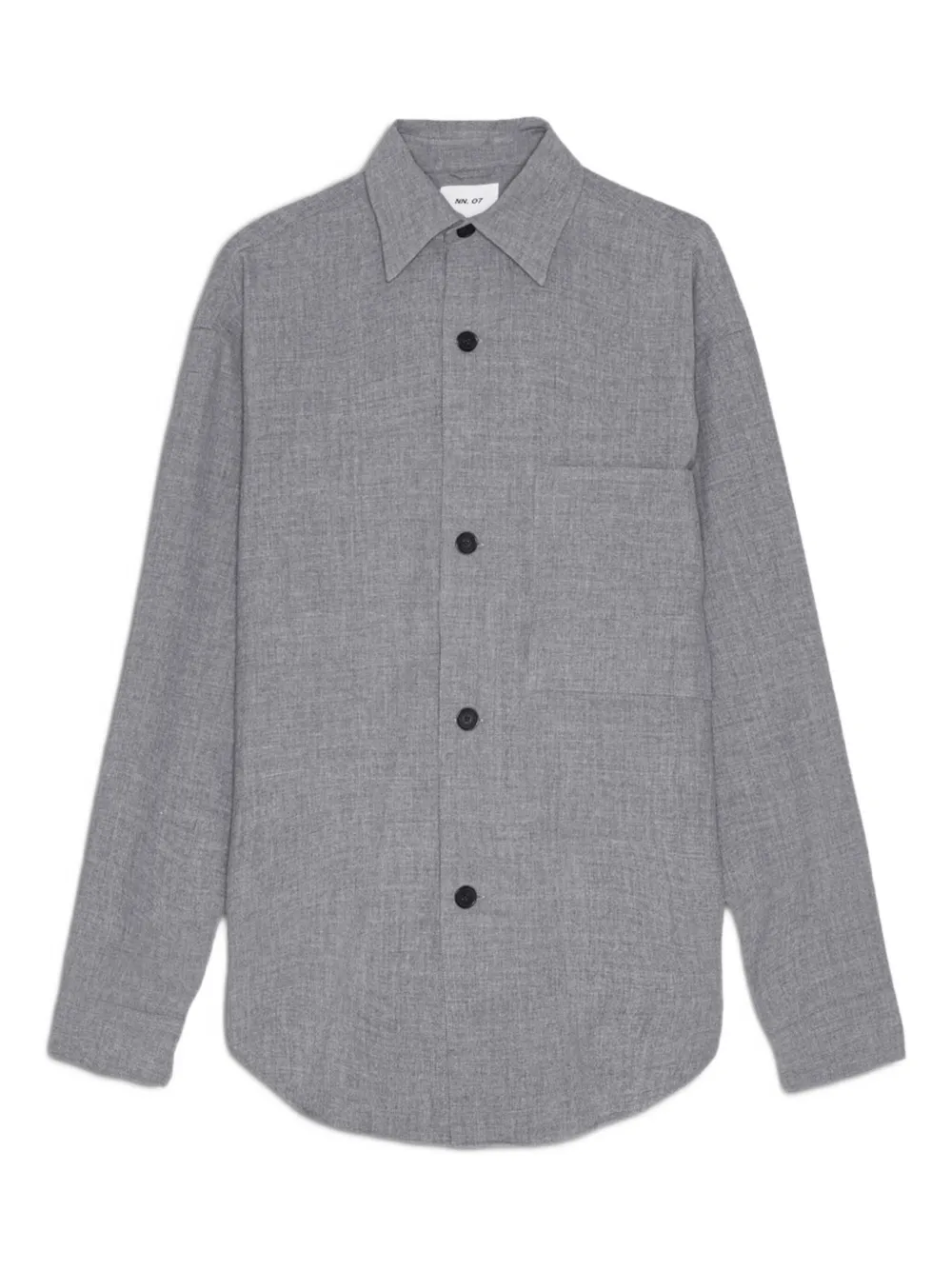 NN07 camisa Adwin | gris | Image 1