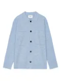 NN07 brushed button-up cardigan - Blue