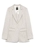 MARCCAIN graphic-jacquard blazer - Neutrals