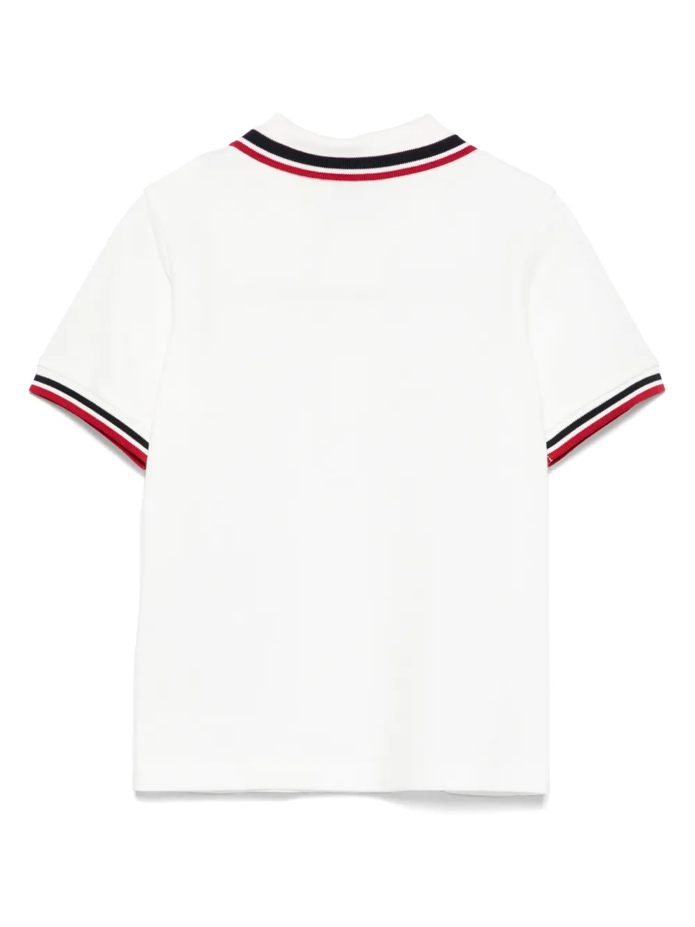 Moncler Enfant Katoenen poloshirt Wit