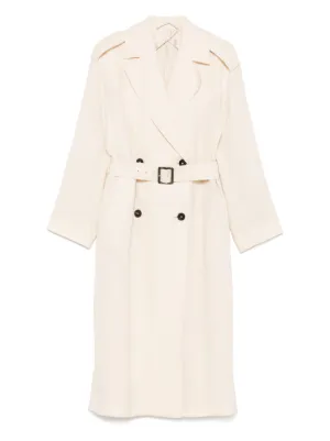 Max Mara Madame ダブルコート | ホワイト | FARFETCH JP