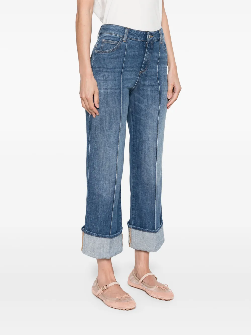 kaos Jeans con profili a contrasto | Denim | Image 3