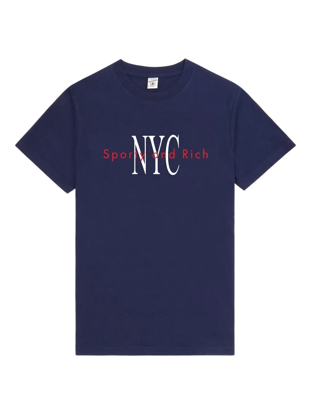 Sporty & Rich NY Minute T-shirt Blauw