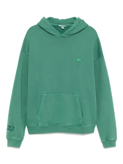 Lacoste hoodie con efecto lavado