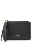 Lancel L zipped card holder - Black