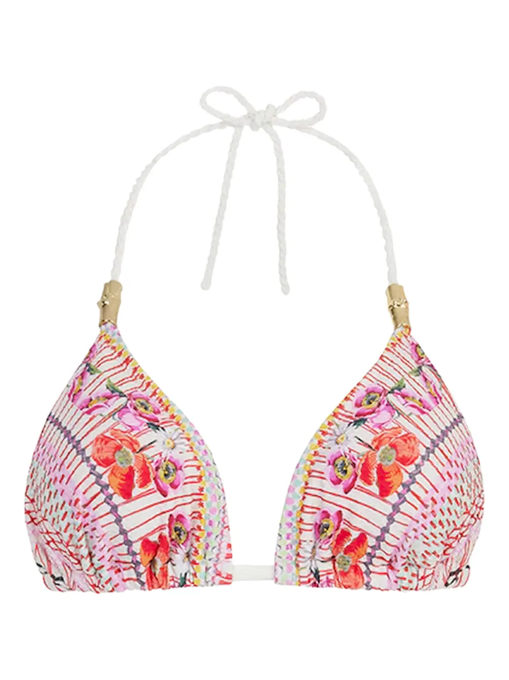 Temperley London Pomegranate ビキニトップ - ピンク Temperley London Pomegranate ビキニトップ - ピンク