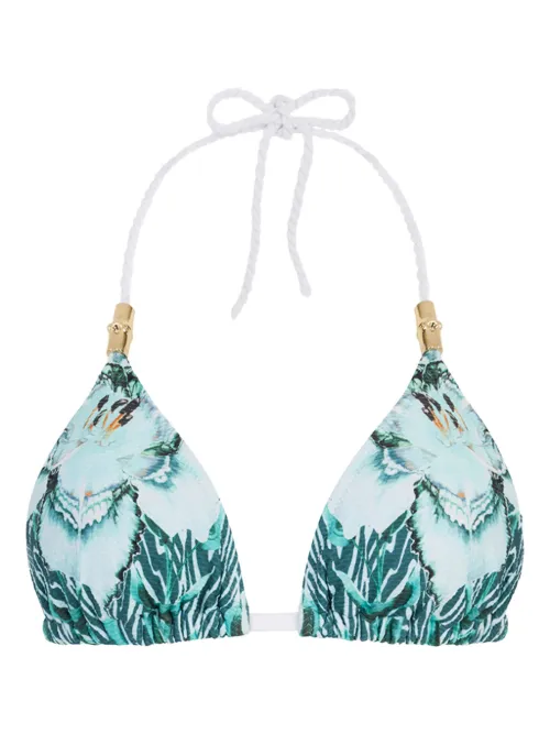 Haut de bikini Liana à imprimé graphique - Temperley London - Modalova