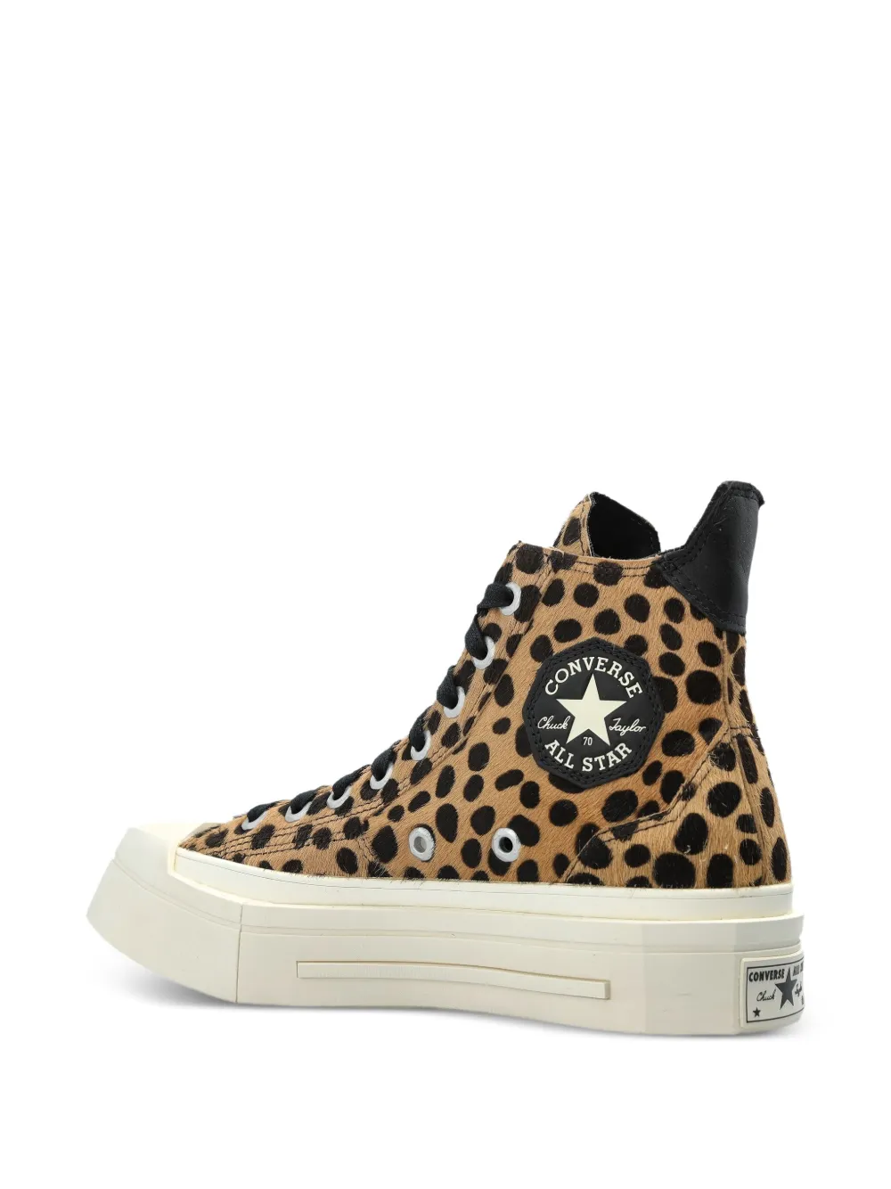 Converse Chuck 70 leopard-print high-top sneakers Brown