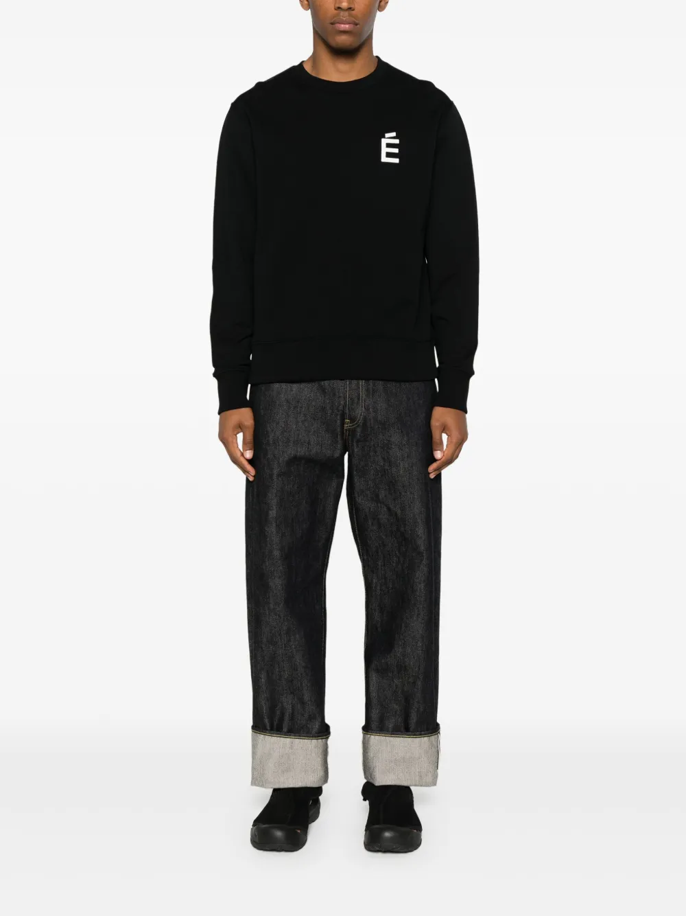 Études Studio Story Patch sweater - Zwart