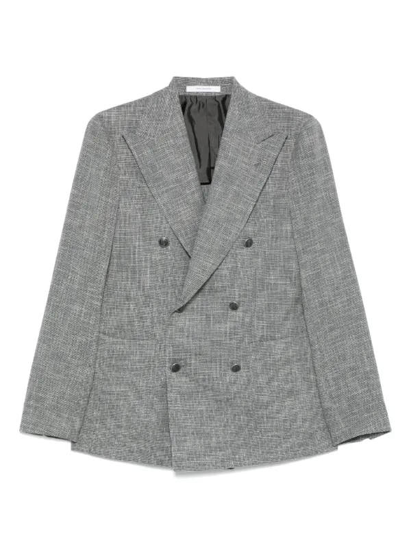 tagliatore タリアトーレ　グレー テーラードジャケット ダブルブレスト Tagliatore ダブルジャケット | グレー | FARFETCH JP
