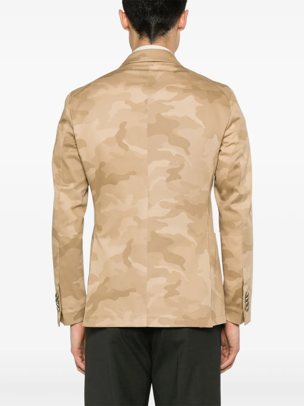 TAGLIATORE CAMOUFLAGE-PATTERN BLAZER