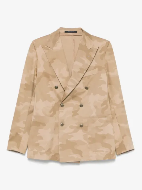 Tagliatore camouflage-pattern blazer